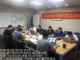 浙江依網(wǎng)鐵塔代維質(zhì)量經(jīng)營分析會順利召開